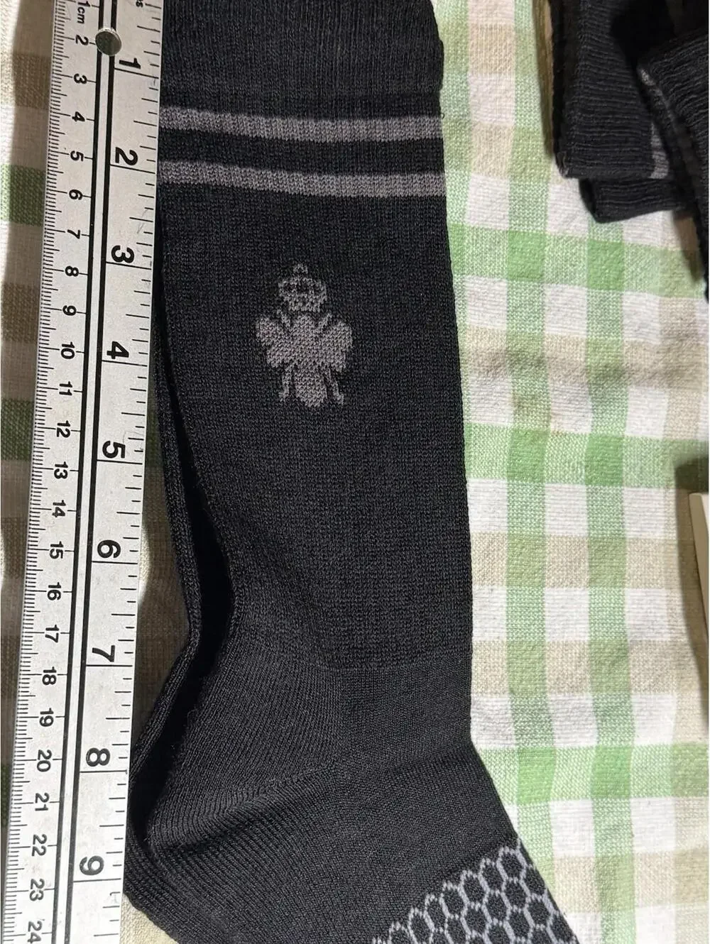 Bombas Lot of 4 (four) Pairs Crew Calf Socks in Black Adult Unisex Size M NEW #3
